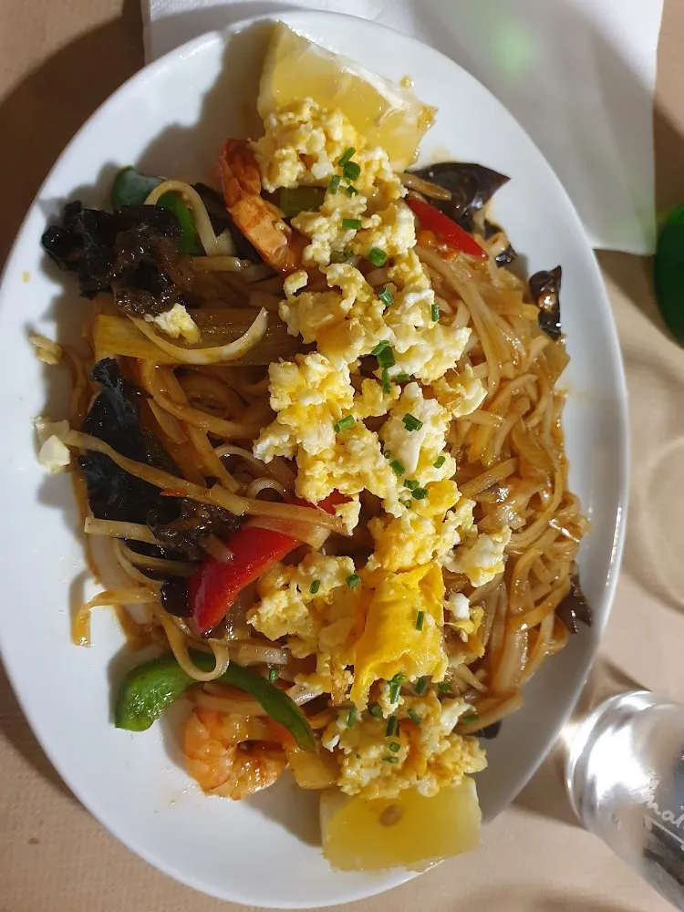 Nouilles Sautées Aux Crevettes